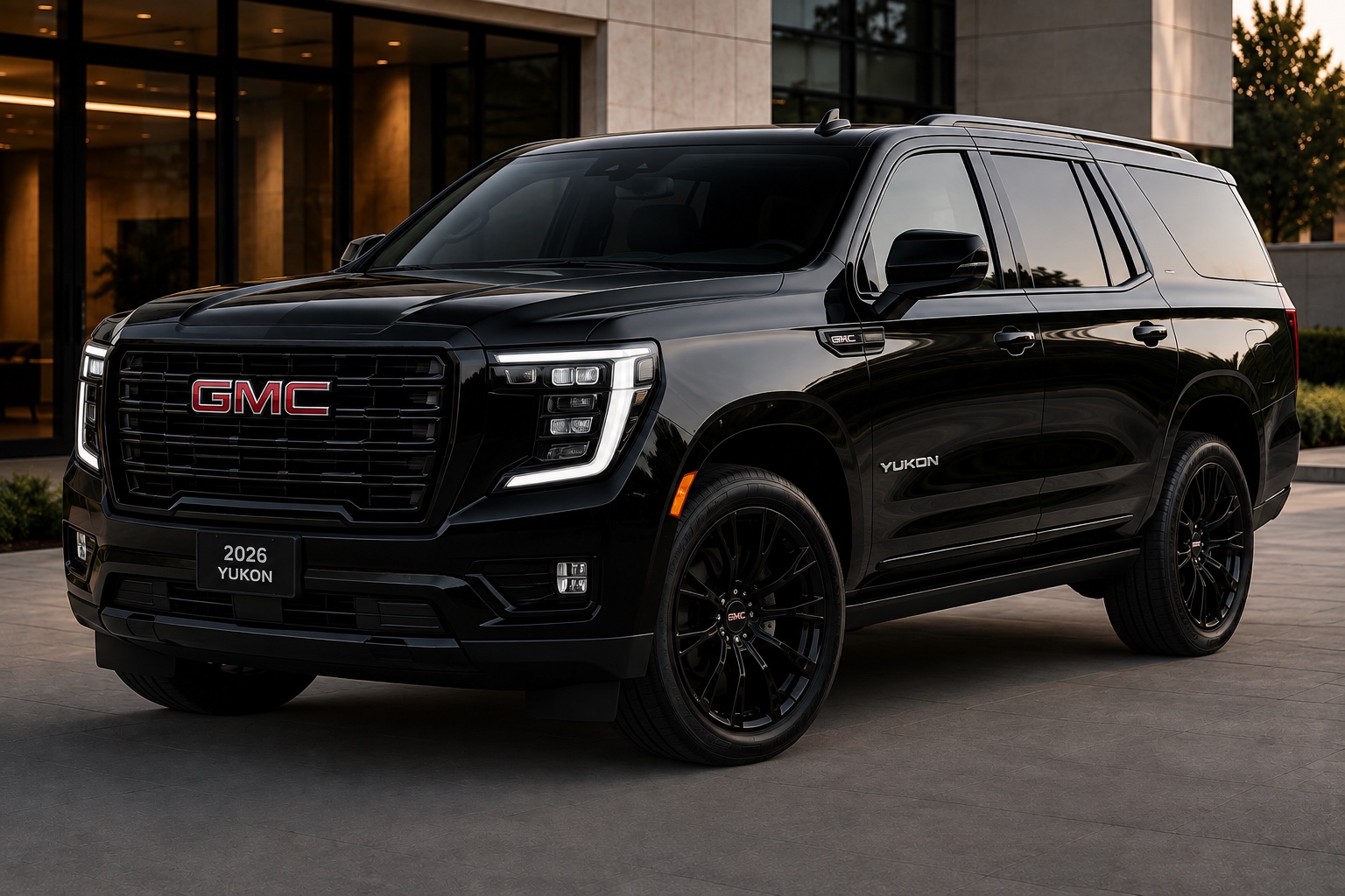 Black 2026 GMC Yukon